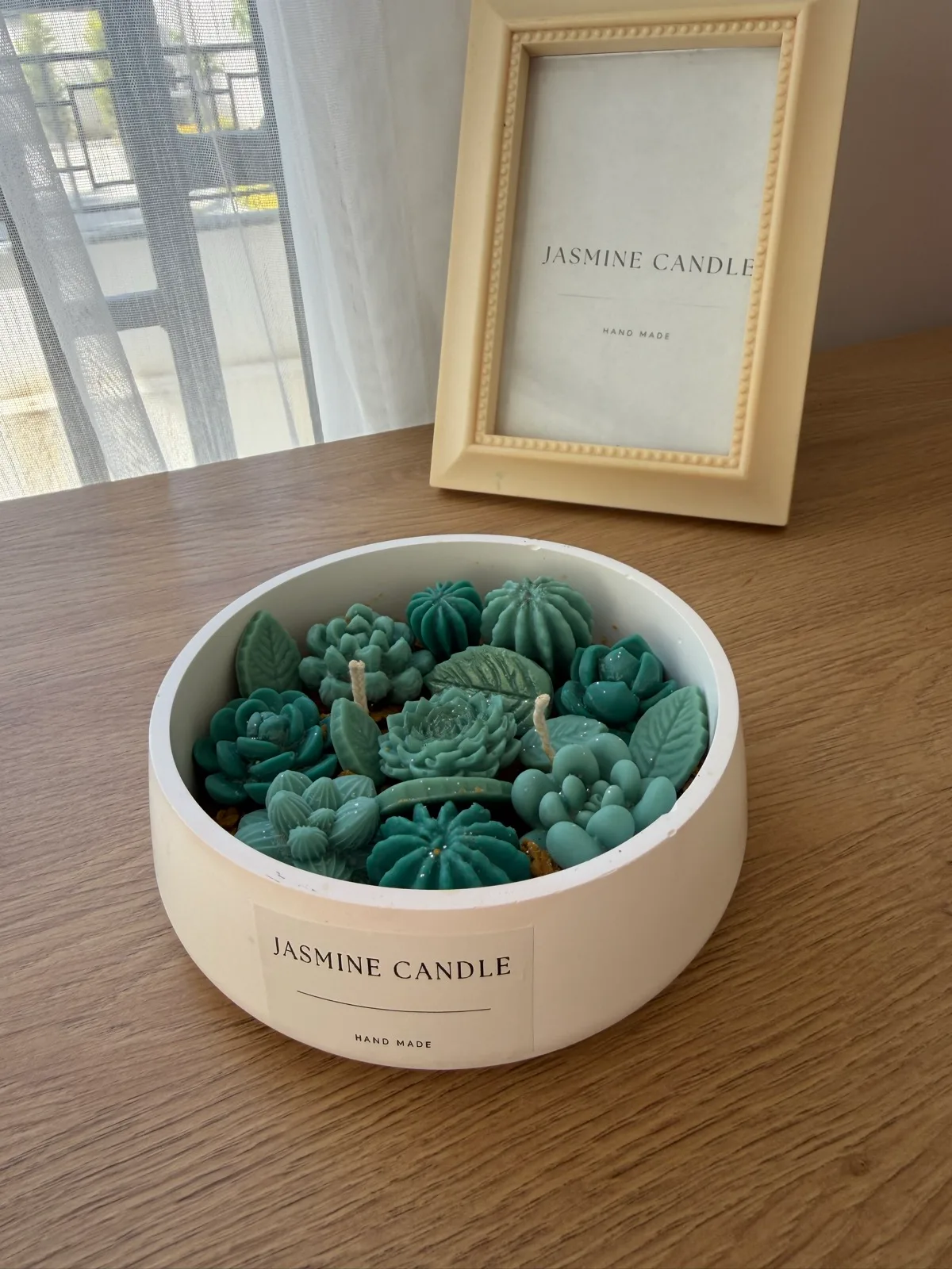 Kaktüs Temalı Soya Wax Mum