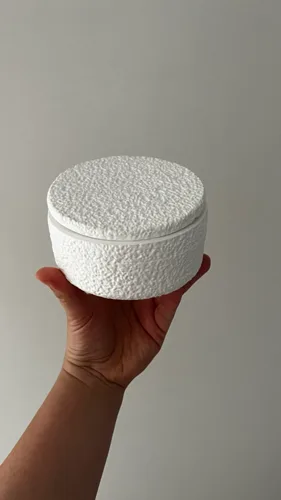 Ahşap Fitilli Mor Mavi Renk Şakayık Soya Wax Mum