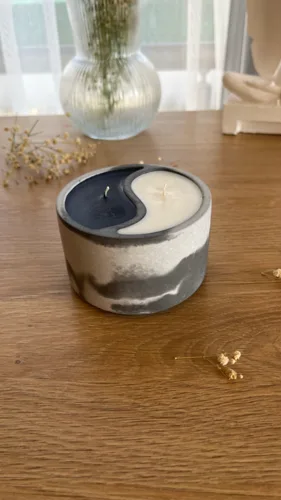 Ying Yang Beton Soya Wax Mum
