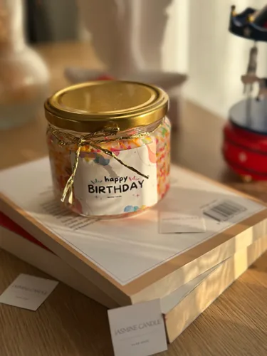 Doğum Günü (Happy Birthday) Temalı Soya Wax Mum