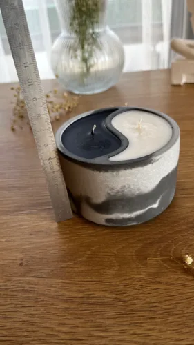 Ying Yang Beton Soya Wax Mum