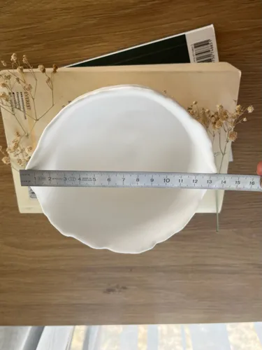 Kıvrımlı Dokulu Dekoratif Kase