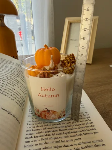 Hello Autumn Balkabaklı Soya Wax Mum