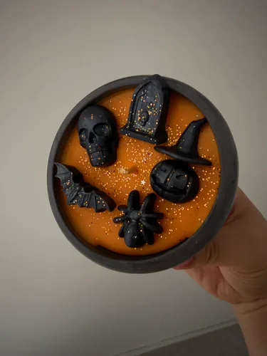 Cadılar Bayramı (Halloween) Balkabağı Temalı Mum