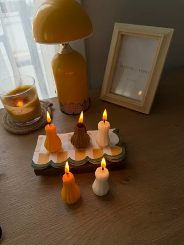 3’lü Balkabağı Soya Wax Mum