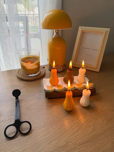 3’lü Balkabağı Soya Wax Mum